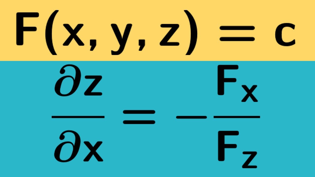 Multivariable Calculus | Implicit derivatives with the chain rule.