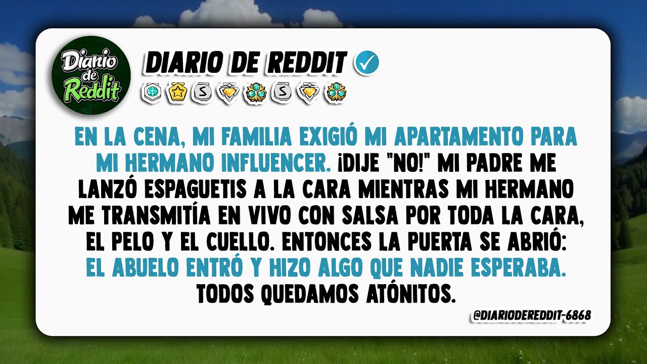 Mi padre me tiró espaguetis por decir 