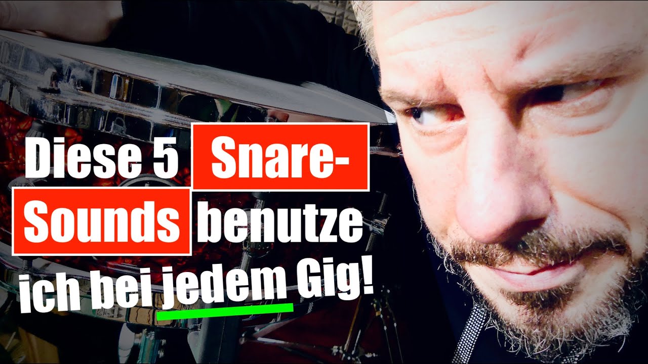 Schnell und einfach: 5 Snare Drum Sounds aus der Praxis