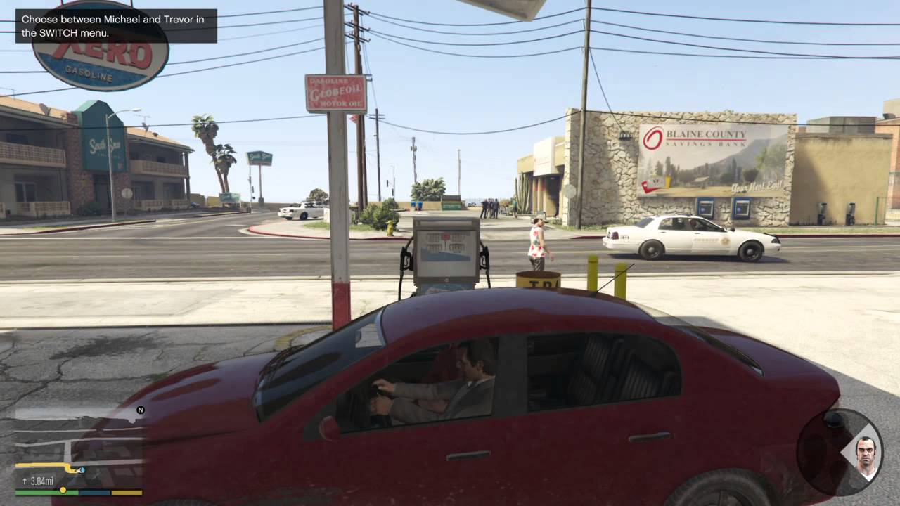 Grand Theft Auto V : Focusing On A Bank