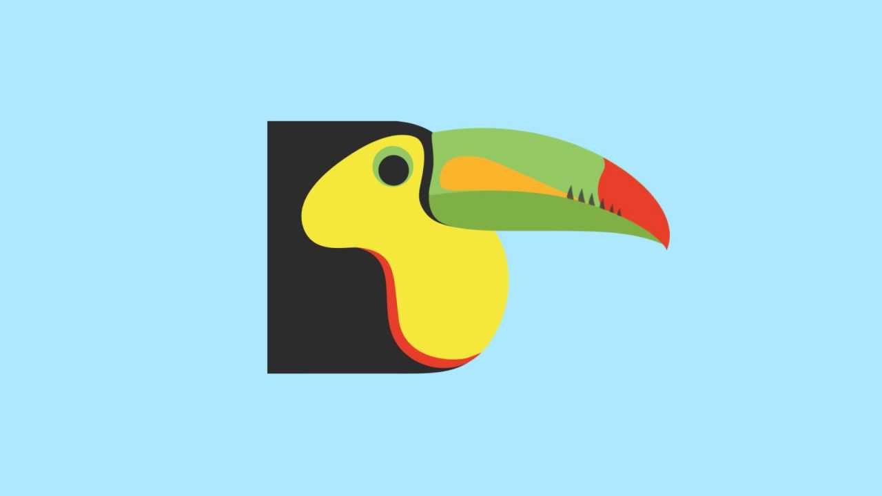 Animated Typeface (B - Toucan)