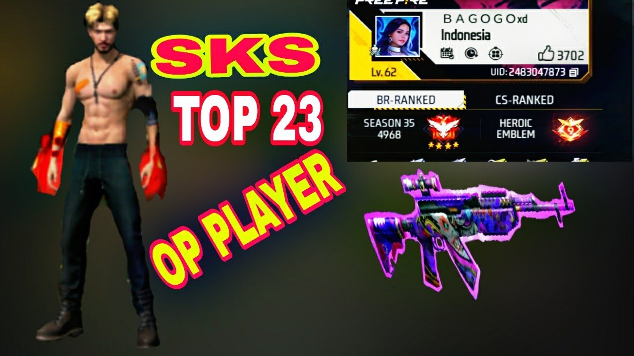 Radha Zero Vs BAGOGO SKS No.23 Indonesian Player | Free Fire Max
