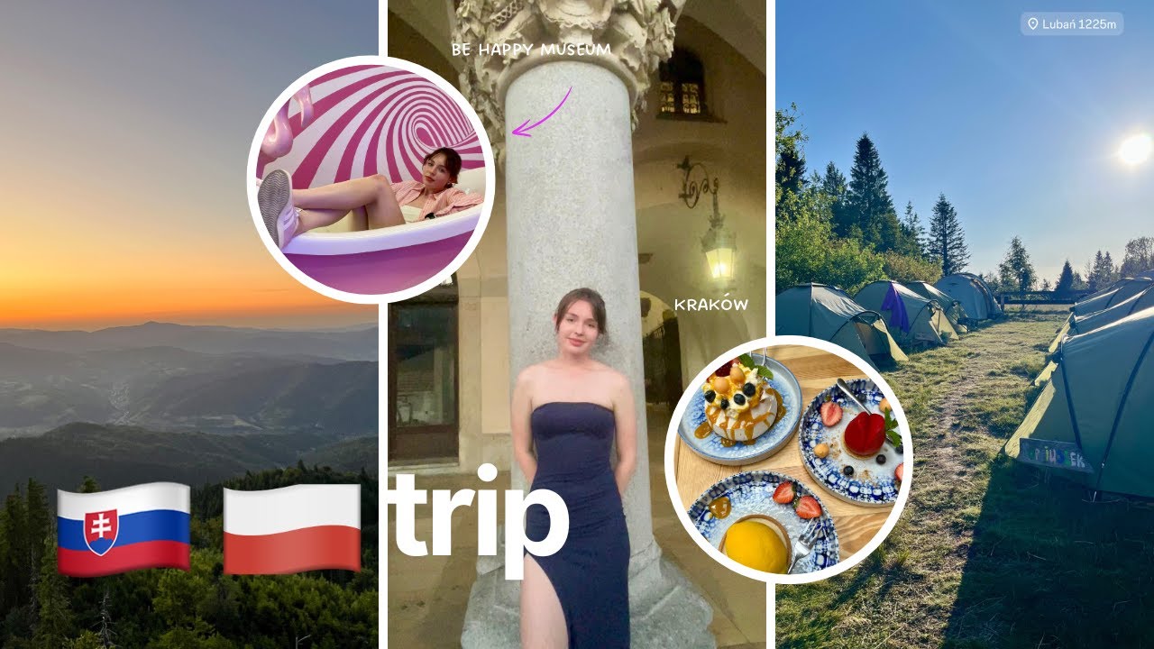 🇸🇰 🇵🇱 TRIP VLOG- Kraków, Bachledova dolina, Lubań, Dolina Białej Wody