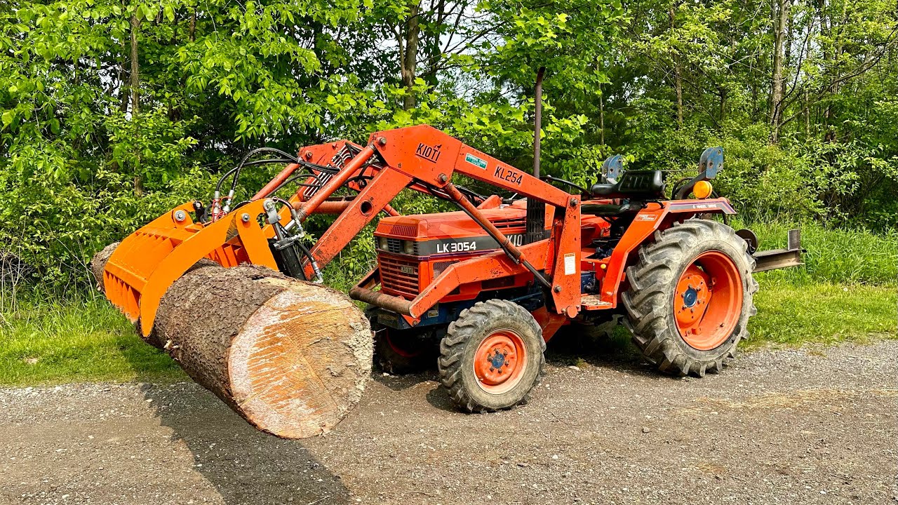 Building a Homemade Grapple for a Compact Tractor