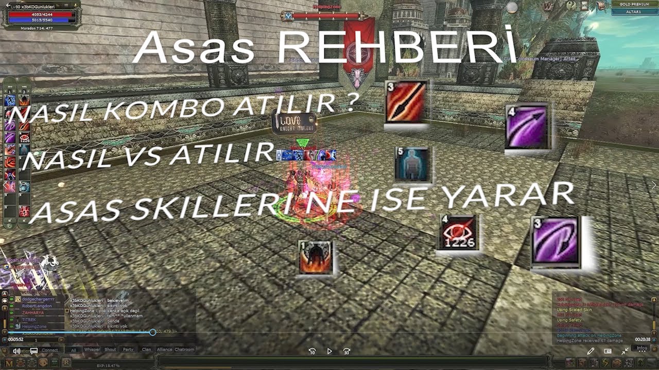 ASAS REHBERİ I ASASLA VS NASIL ATILIR I SKİLLER NE İŞE YARAR I SKİLL BAR NASIL OLMALI
