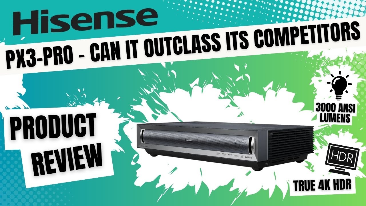 HISENSE PX3-PRO 4K TRI-CHROMA ULTRA SHORT THROW PROJECTOR LASER TV REVIEW: IS THIS A GAME CHANGER?