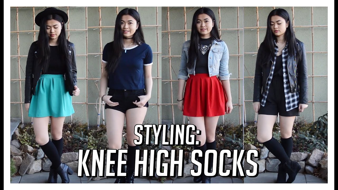 How I Style // Knee High Socks ♡ 4 Spring Day & Night Outfit Ideas 2015
