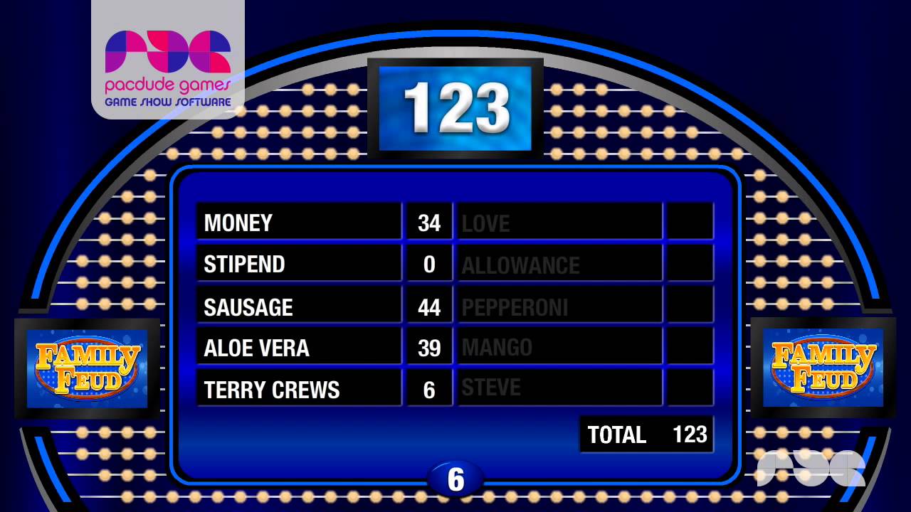 Family Feud Presentation Software 1.0