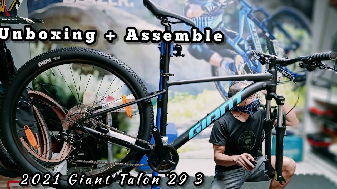 UNBOXING + ASSEMBLE - 2021 GIANT TALON 29 3 MEDIUM