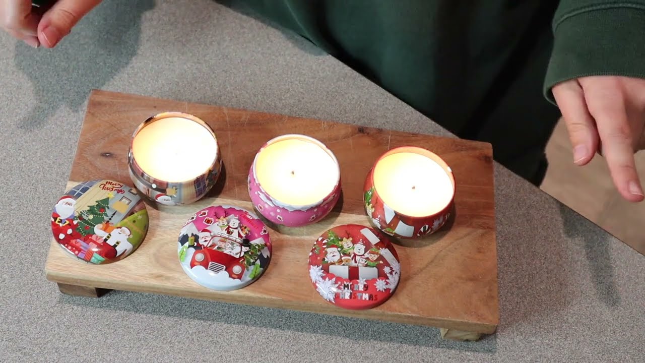 UNBOXING: Christmas Scented Candle Gift Set Review | Aromatherapy Candle for Home