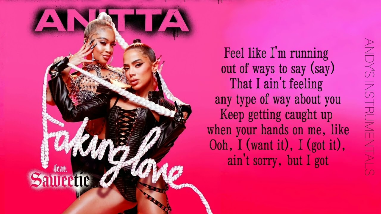 Anitta - Faking Love (feat. Saweetie) [Karaoke / Instrumental] + Backing Vocals