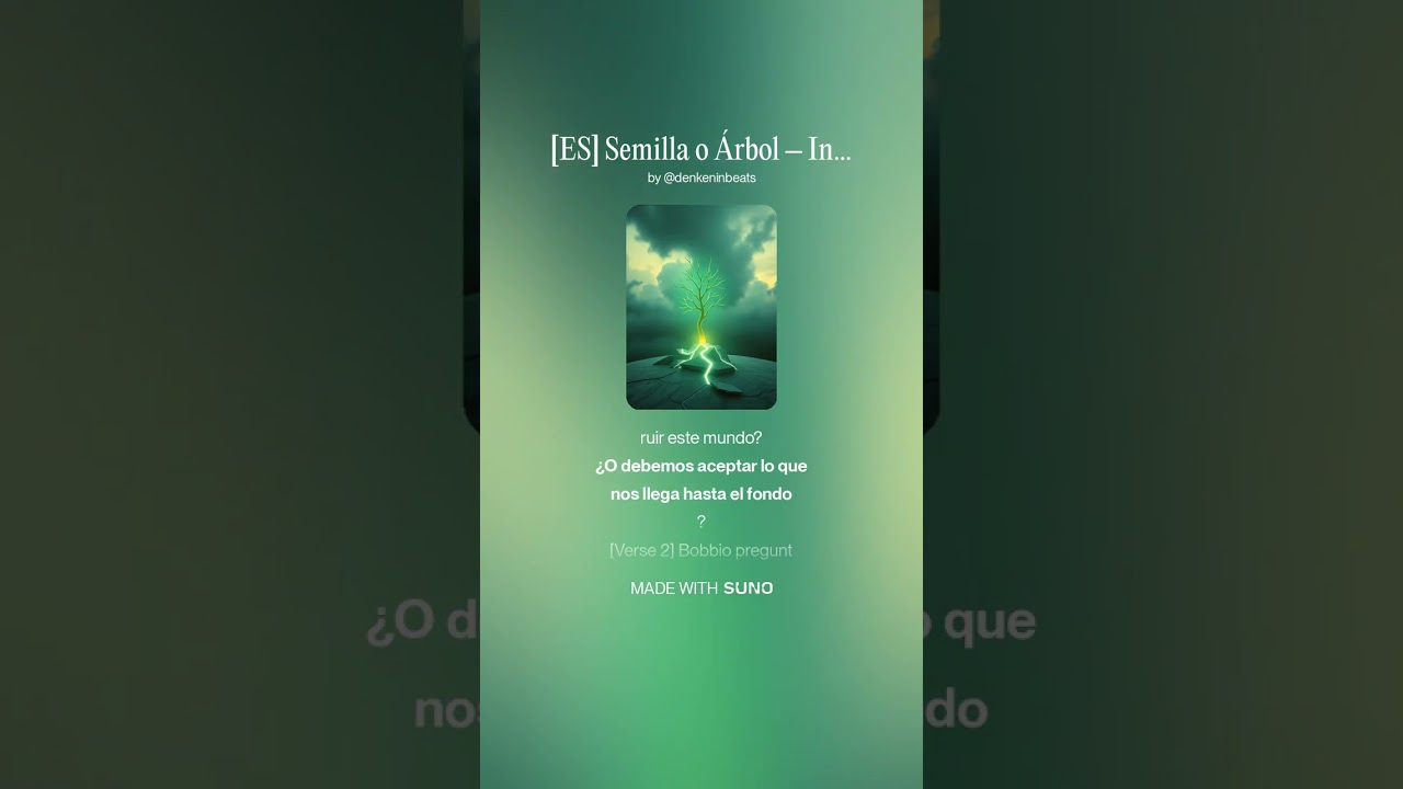 [ES] Semilla o Árbol – Inspirado en Norberto Bobbio (Rock, V1.1)