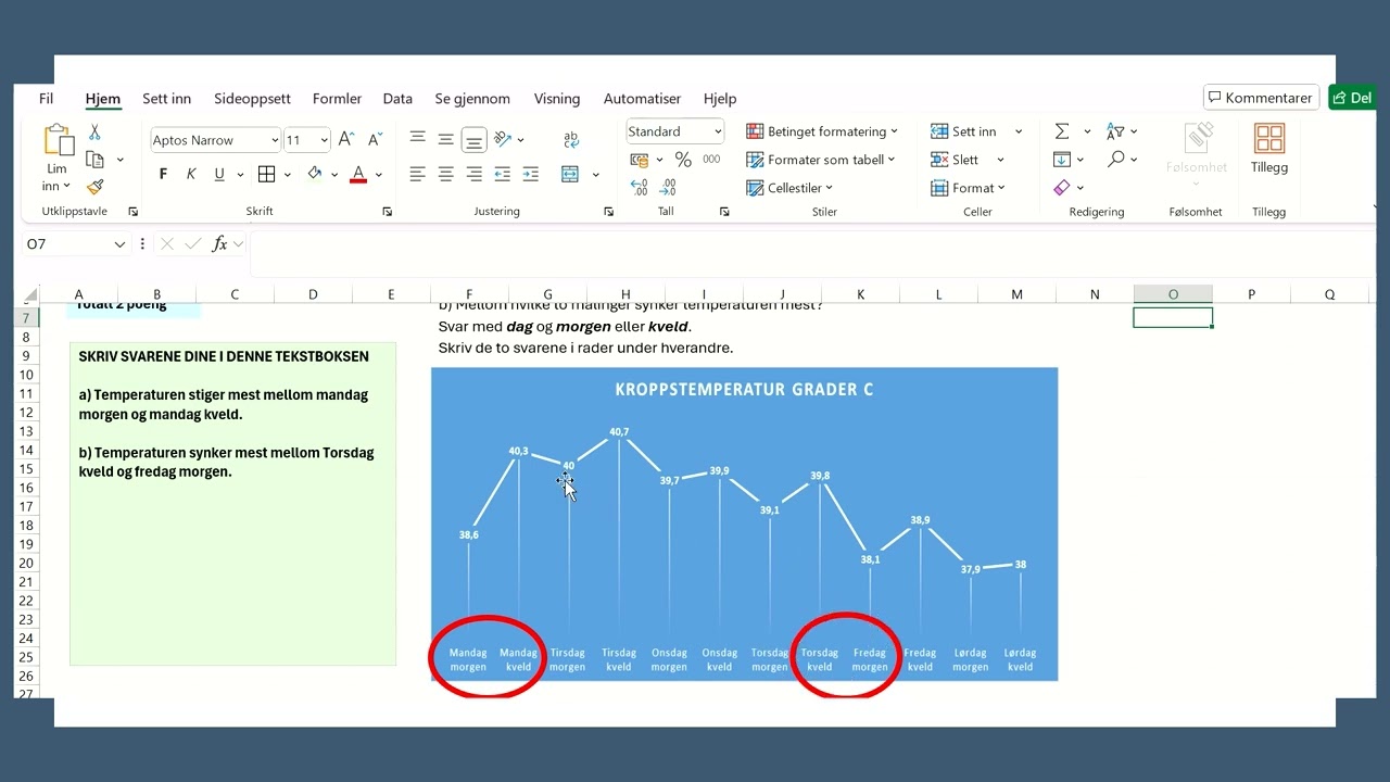 Statistikkpr&oslash;ve L&oslash;sning Oppgave 4
