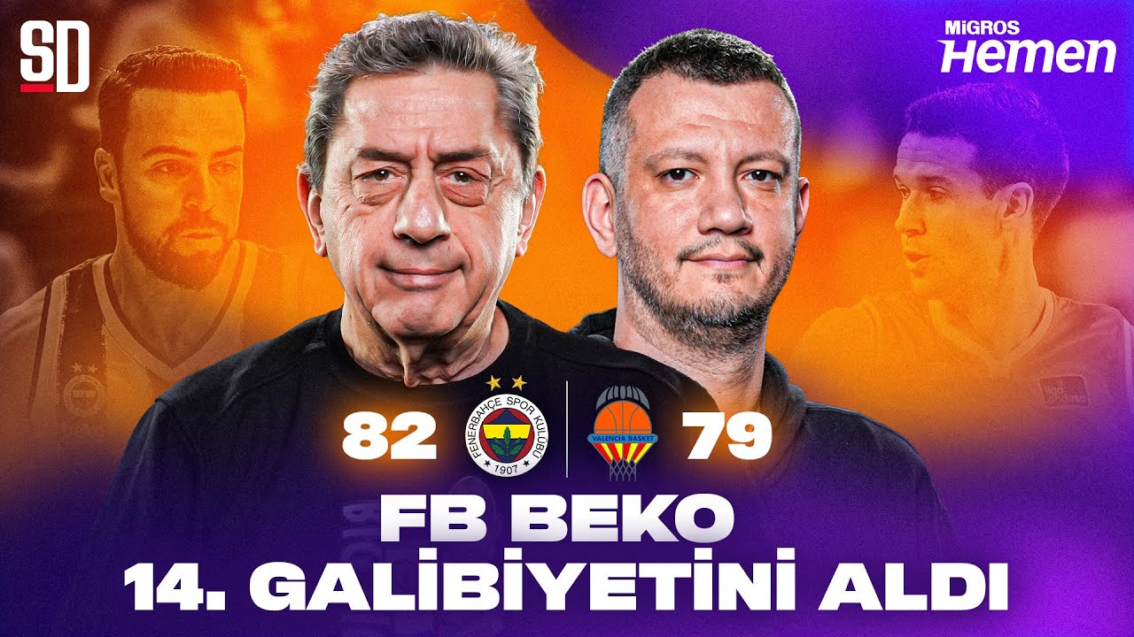 ZİRVE YOLUNDA KRİTİK GALİBİYET | Fenerbahçe Beko 82 - 79 Valencia Maç Sonu Canlı | Euroleague