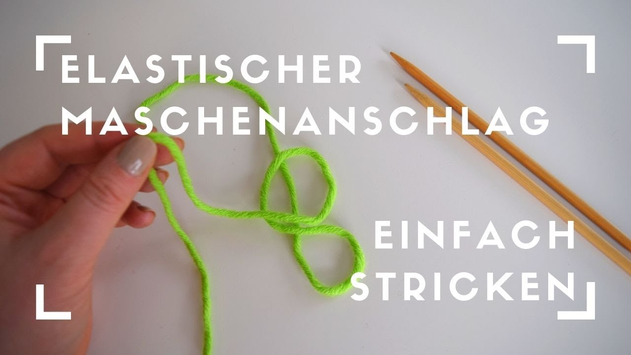 ELASTISCHER MASCHENANSCHLAG | STRICKEN | sehr dehnbar für Socken ect