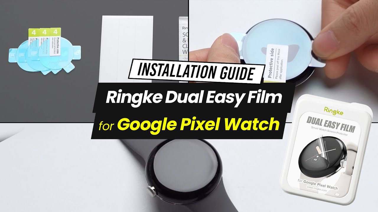 Google Pixel Watch | Ringke Dual Easy Film screen protection - Installation Guide