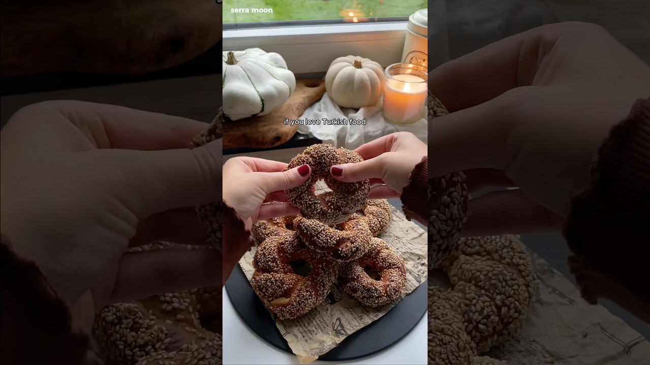 This Turkish SIMIT recipe is SO EASY, u could make it with 0 experience #turkish #simit #easy recipe