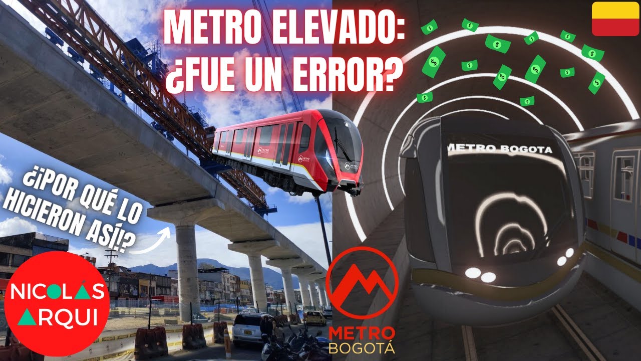 ¿Por qué el Metro de Bogotá 🇨🇴 NO será Subterráneo? 🚇 Esta es la verdad que NADIE entiende