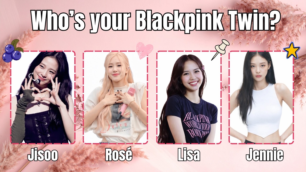 Which BLACKPINK Member Is Secretly Your Twin? 👀🖤 | Ultimate BLINK Personality Quiz