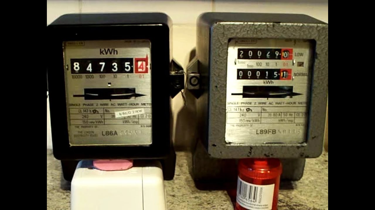 Electricity Meter : Single & dual-tariff equivalents. (L&G)