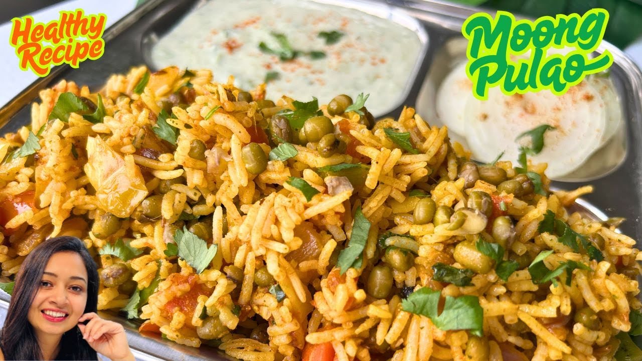 Moong Pulao | Nutrient Rice Recipe | Mag pulao| Healthy Pulao recipe | Mug Pulao