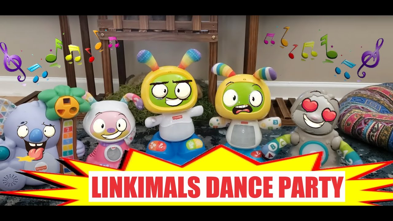 Linkimals Dance-Off: Beat Bo DLX, Beat Bow Wow, Smooth Moves Sloth, Counting Koala, and Beat Bo