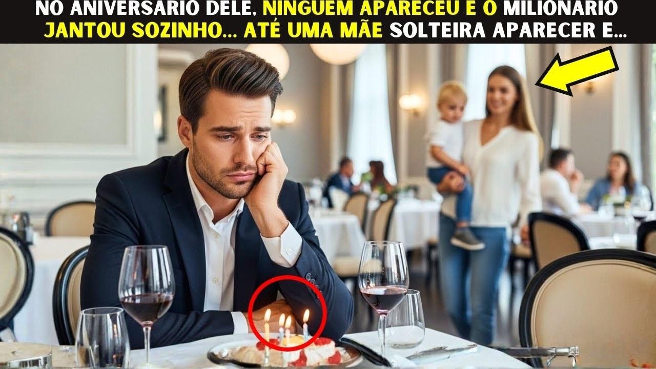 No Aniversário Dele, Ninguém Veio… Até Ela Bater à Porta