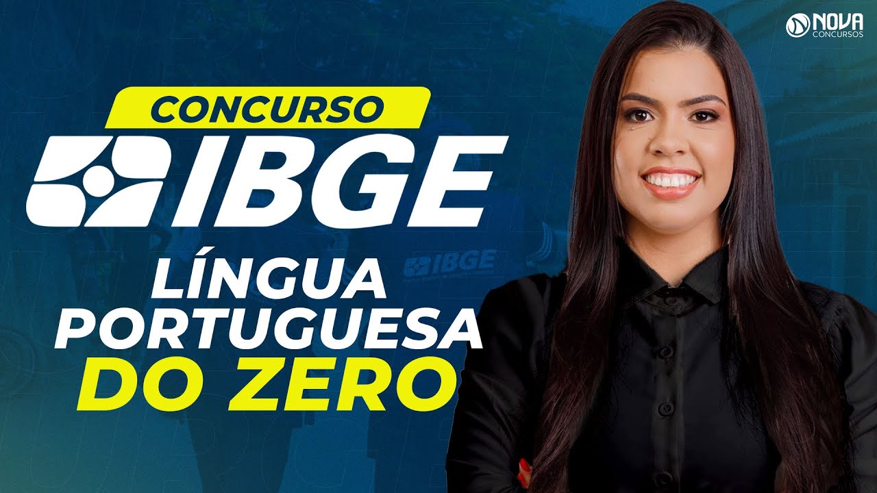 Concurso IBGE 2025: L&iacute;ngua Portuguesa do Zero