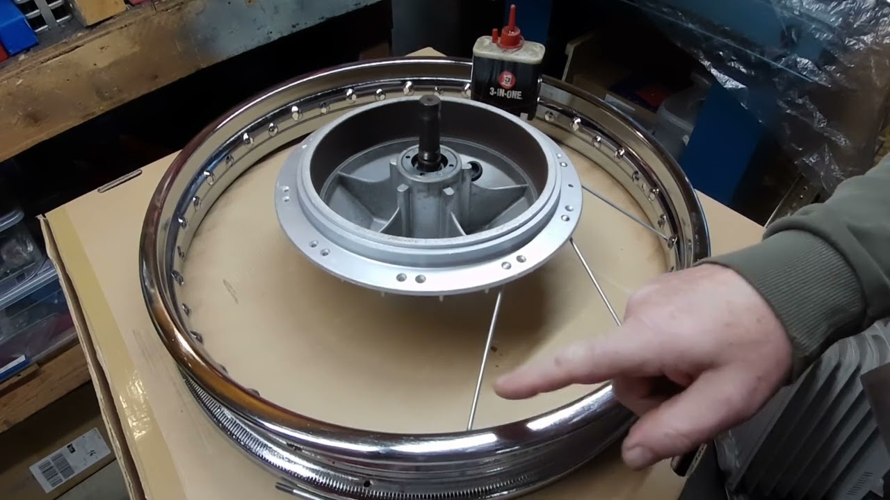 Triumph Bonneville Project Part 9 New Rim and Spokes