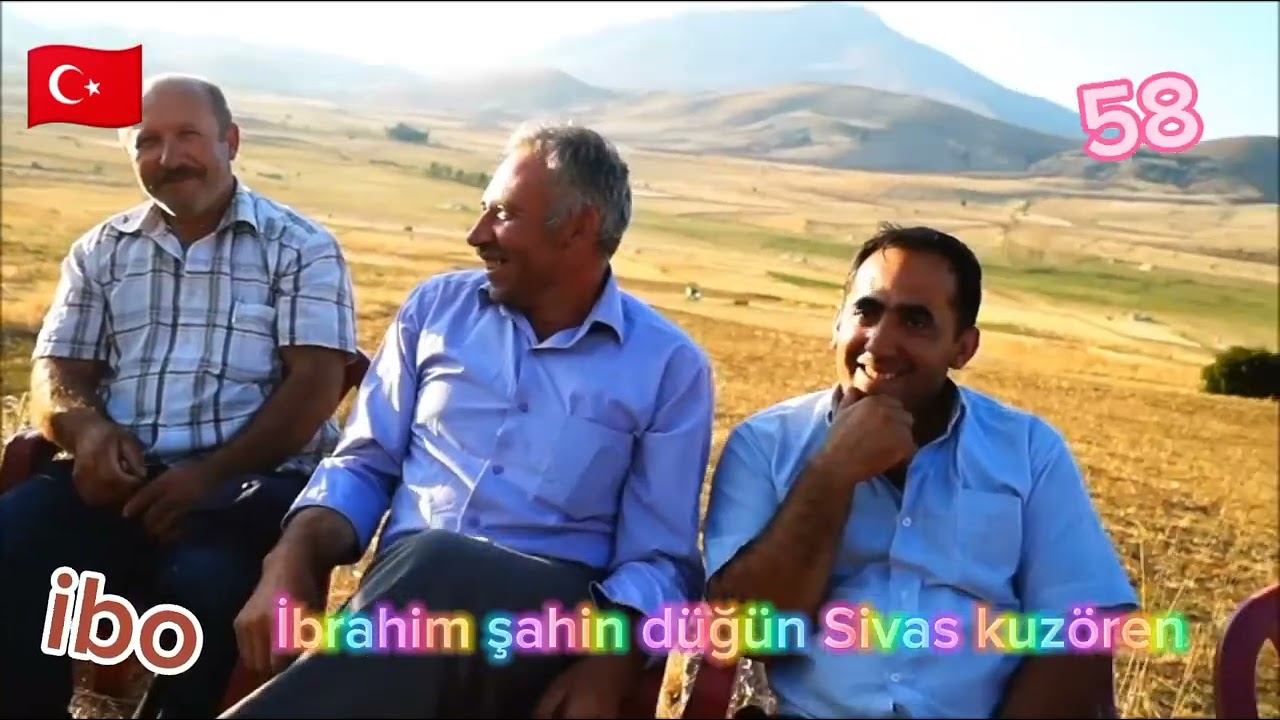 İbrahim genç Sivas kuzören köyü İbrahim şahin düğünü Sadi mert fatma mert sanatcı
