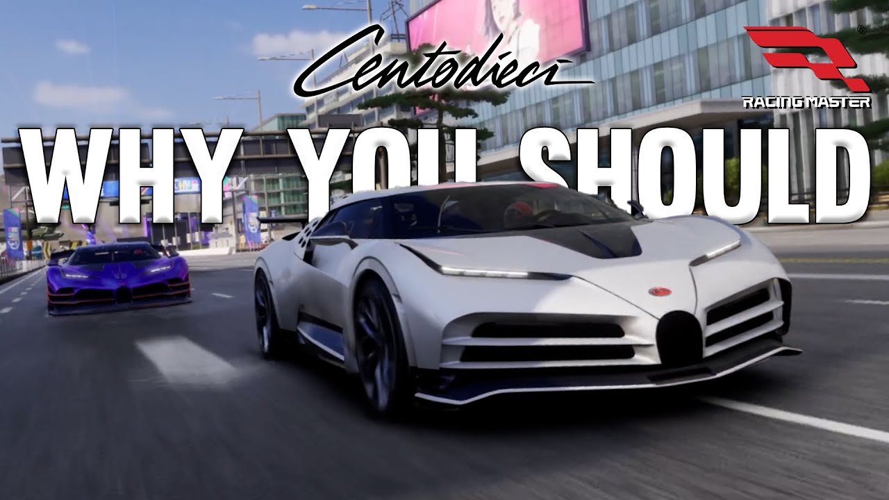 BUGATTI CENTODIECI REVIEW - RACING MASTER CAR FEATURE #RacingMaster