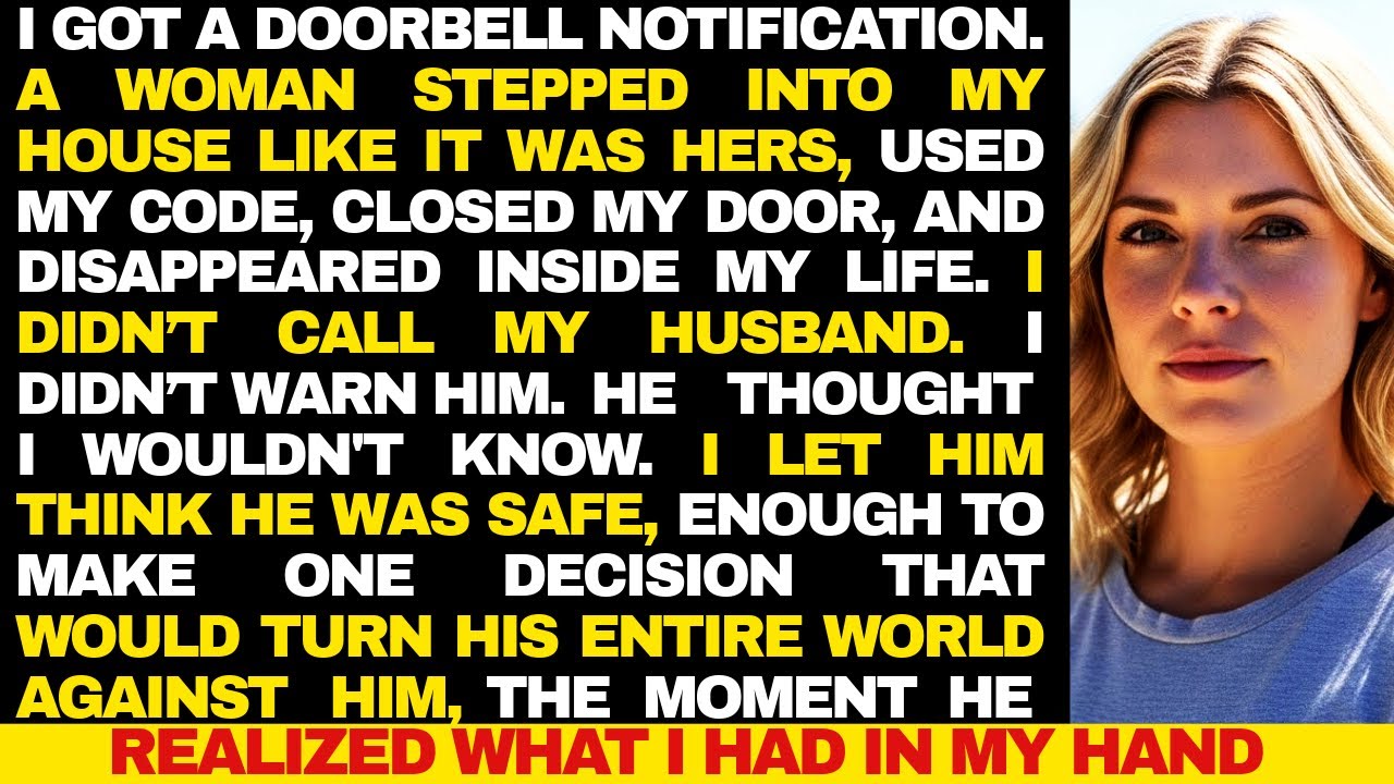 I Found Out My Husband Brought His Affair Home Through The Doorbell— One Call to My Lawyer Ended All