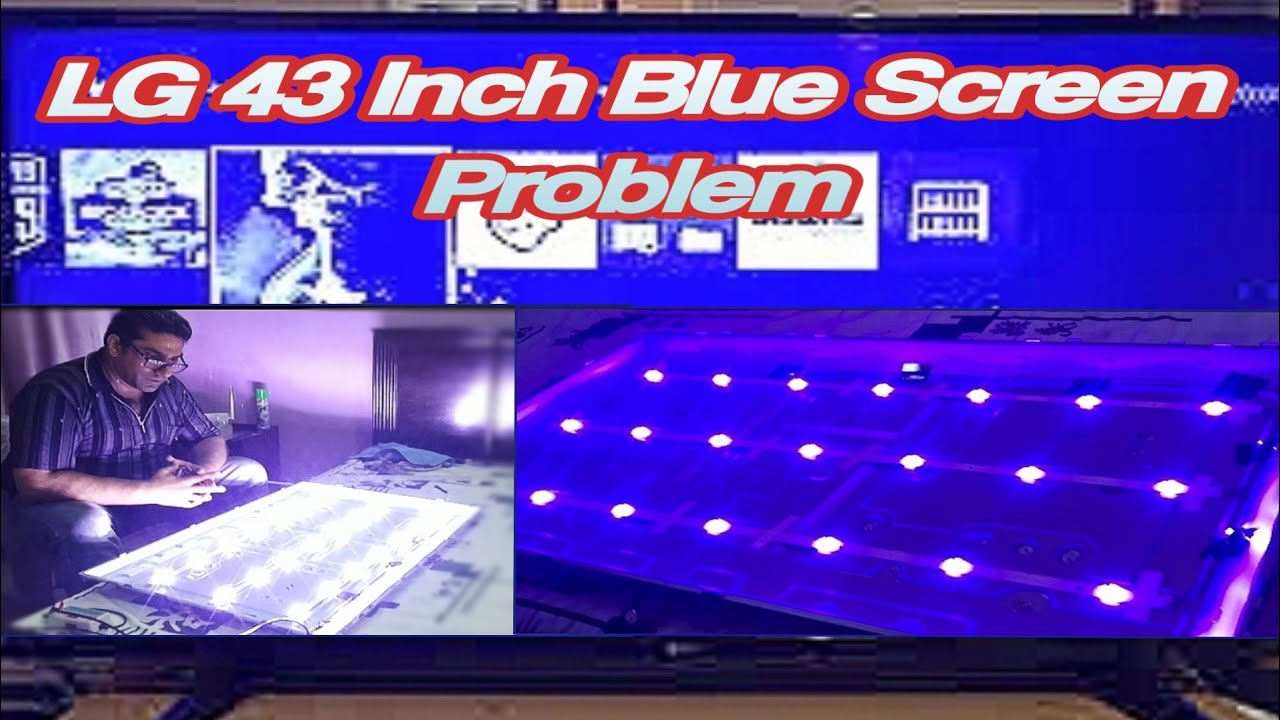 How To LG LED TV |Model |LG 43LH590V|LG Blue Screen Problem| Easy Fixing Method TV Picture