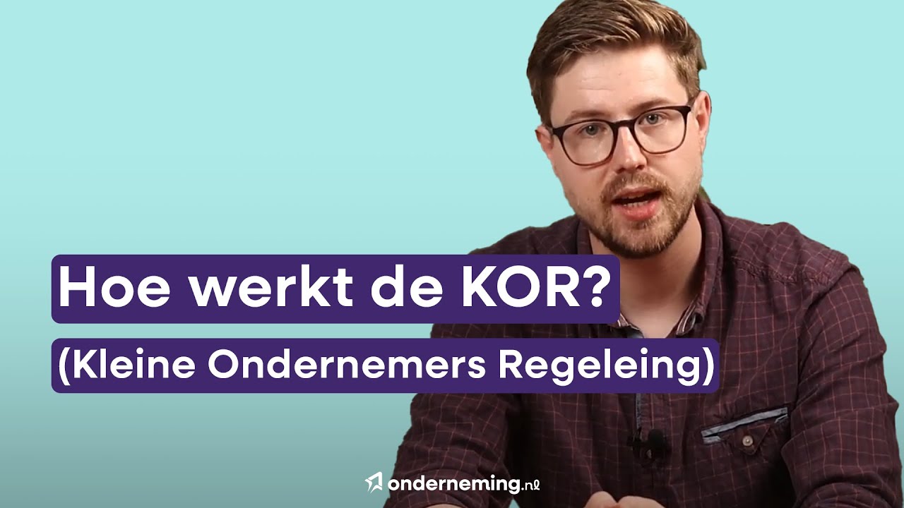 Hoe werkt de KOR? | Kleineondernemersregeling uitgelegd - Onderneming.nl