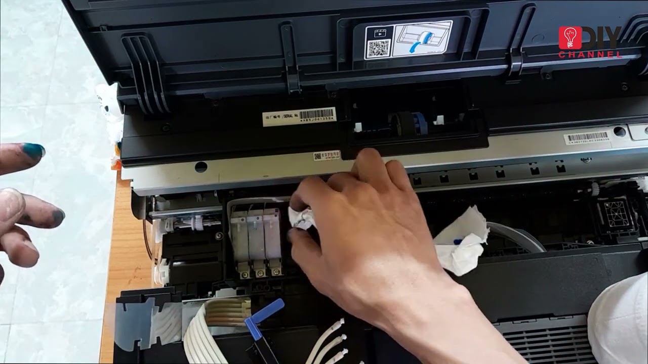 Disassemble and Replace Epson L18050 L8050 Print Head