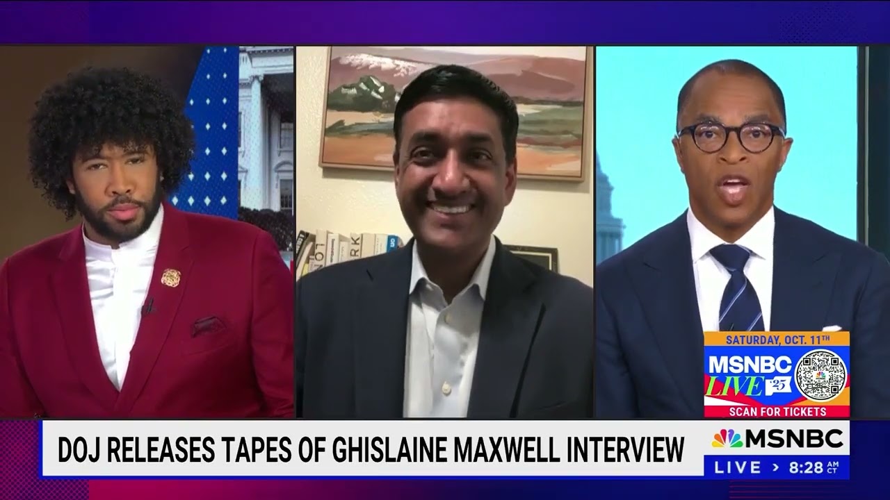 Ro Khanna on MSNBC's the Weekend with Eugene Daniels and Jonathan Capehart