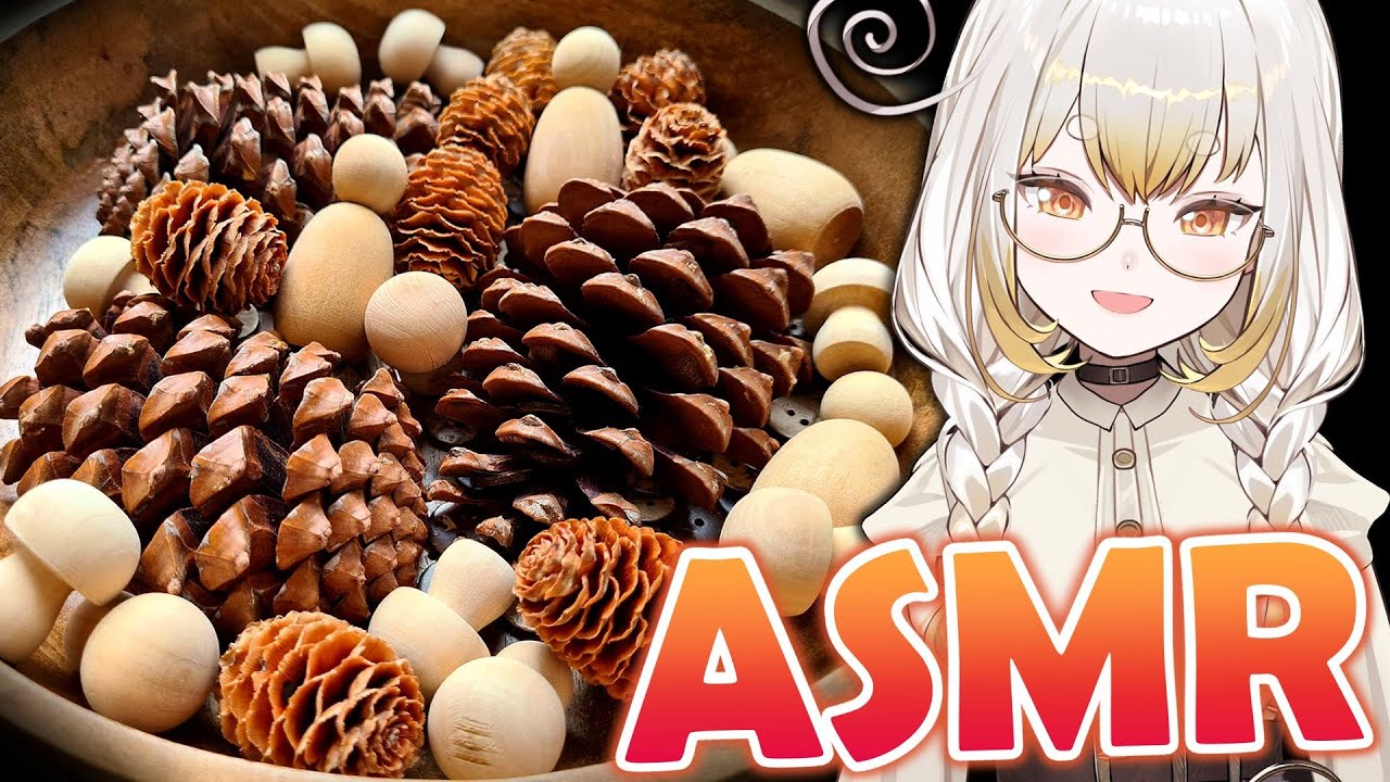 【Binaural ASMR】Relaxing Wood Triggers for Satisfying Sleep ♡ Soft Whispers ~ Handcam ♡