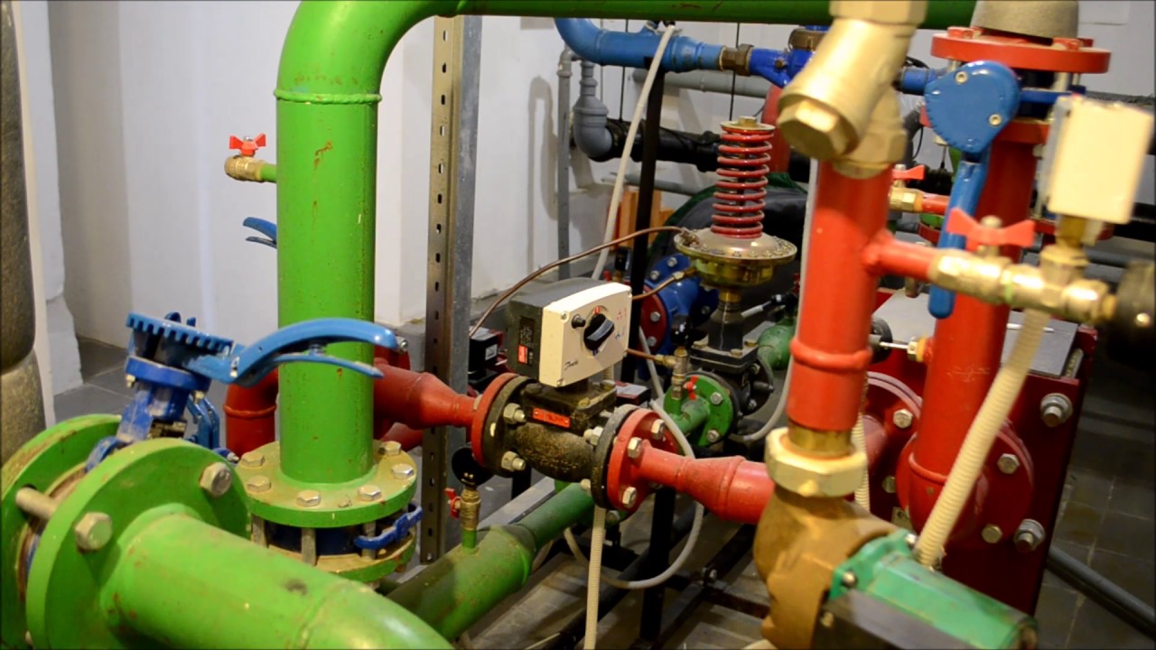 ИТП. Клапан с электроприводом Danfoss. Принцип работы.