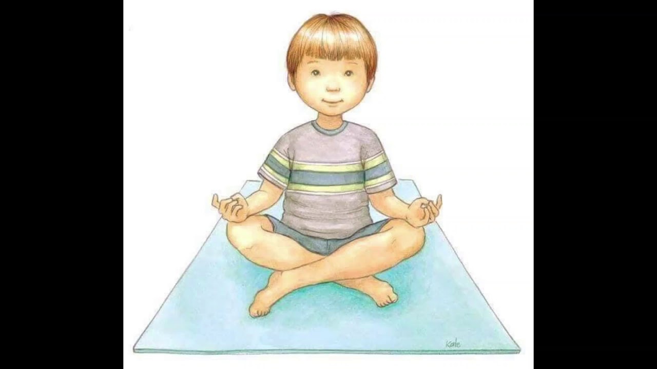 Trabajo de ejercicios basado en posturas de yoga para niños