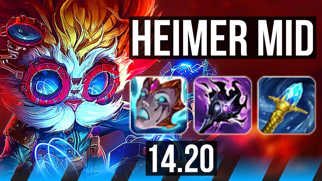 HEIMERDINGER vs SYLAS (MID) | 700+ games | KR Grandmaster | 14.20