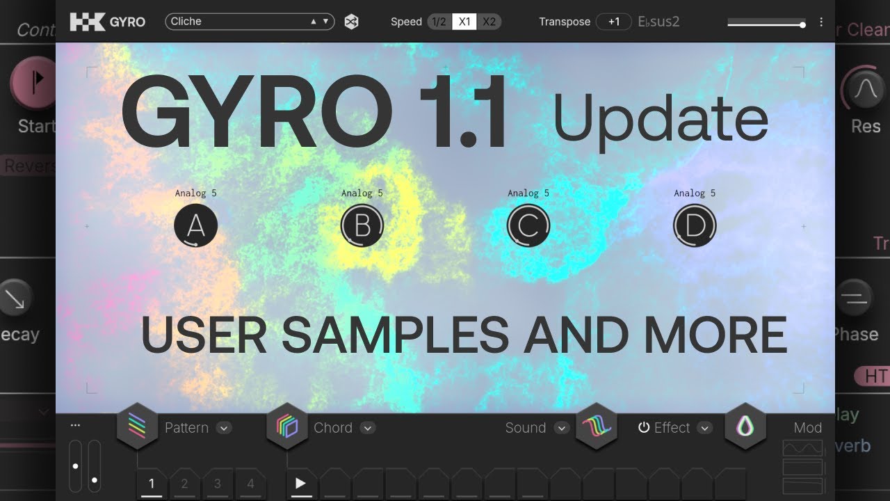 Gyro 1.1 Free Update - User Samples, MIDI Out & More - 10K Audio