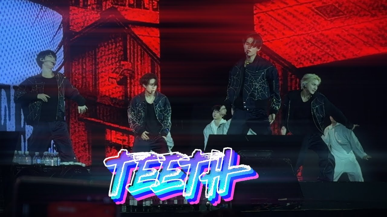 ENHYPEN Heeseung, Sunoo, Jungwon & Ni-ki Mesmerize with Teeth 🖤🔥 | WALK THE LINE BULACAN 2025