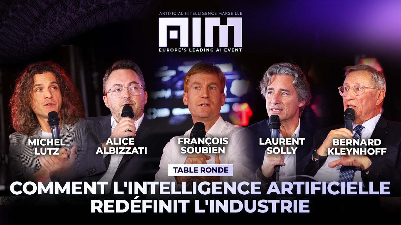 Comment l&rsquo;intelligence artificielle red&eacute;finit l&rsquo;industrie (Airbus, Meta & TotalEnergies) | AIM 2025