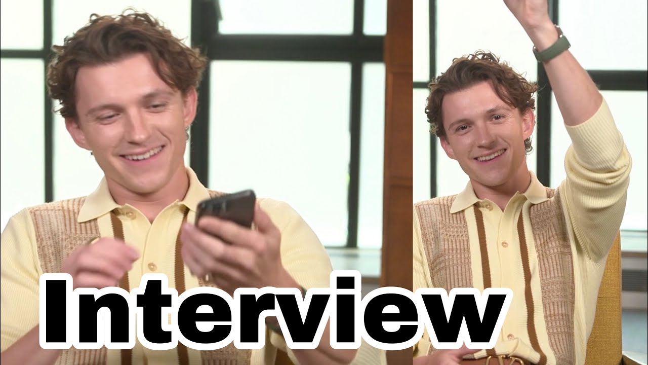 TOM HOLLAND shares his favorite song & talks new role in THE CROWDED ROOM / INTERVIEW!