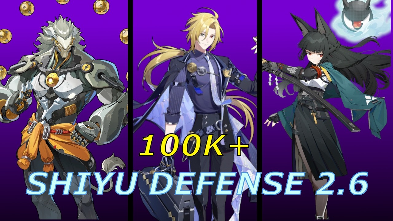 SHIYU DEFENSE 2.6 BANYUE/HUGO/MIYABI Zenless Zone Zero