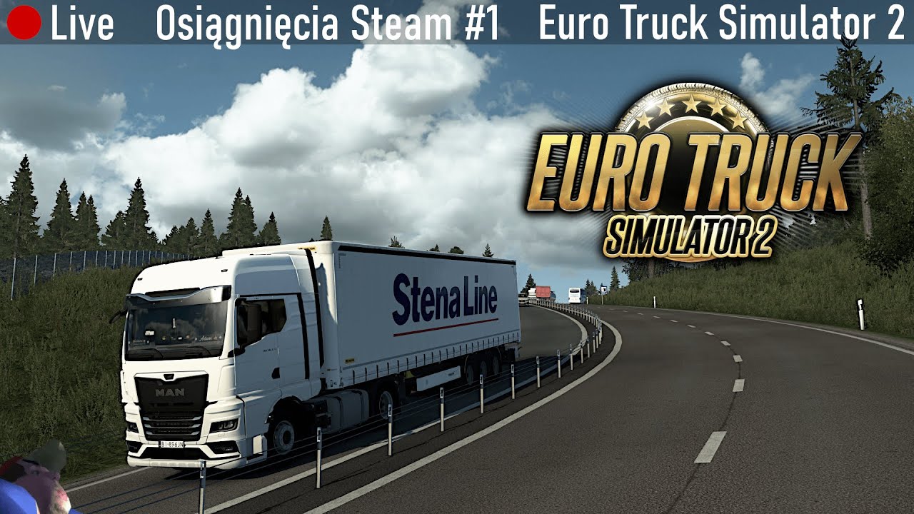 [🔴LIVE] Euro Truck Simulator 2 | Singleplayer | Osiągnięcia Steam #1 🚛 #ets2 #live