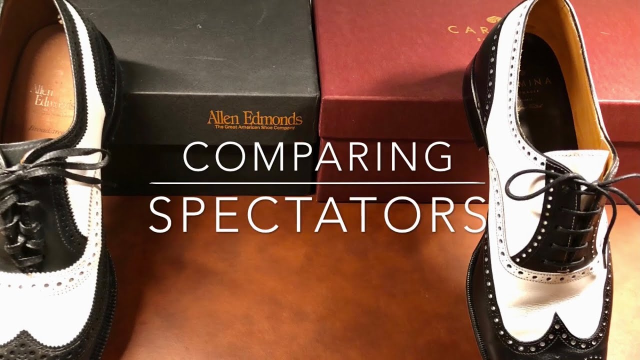 Comparing Spectator Shoes: Allen Edmonds And Carmina Shoemaker