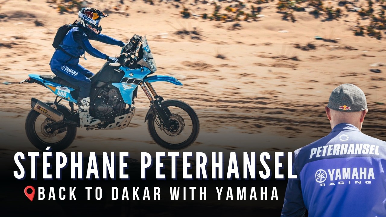 St&eacute;phane Peterhansel rides the T&eacute;n&eacute;r&eacute; 700 at Dakar