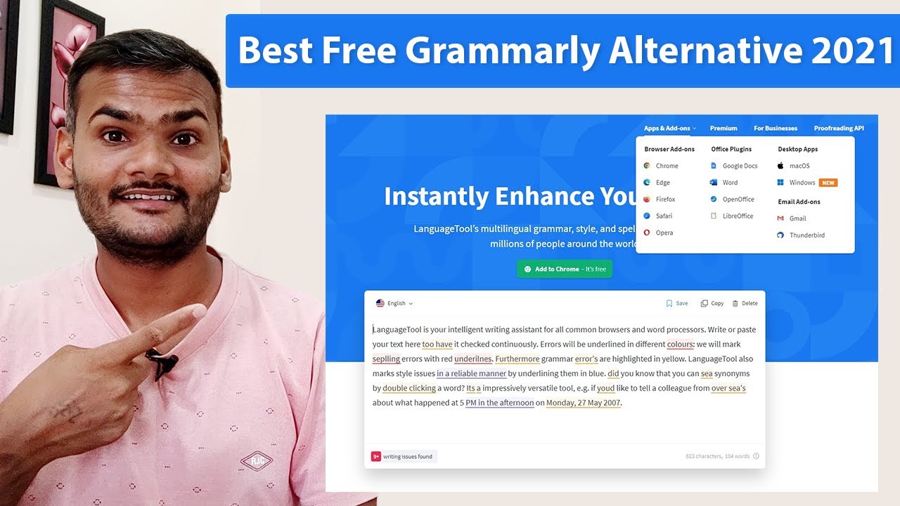 Best Free Grammarly Alternative (Lifetime Free) 2021