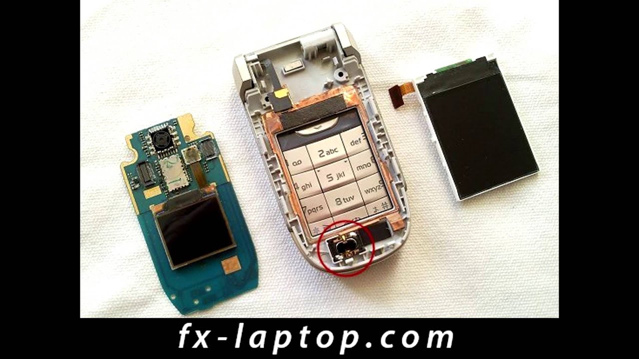 Disassembly Nokia 2760 - Battery Glass Screen Replacement